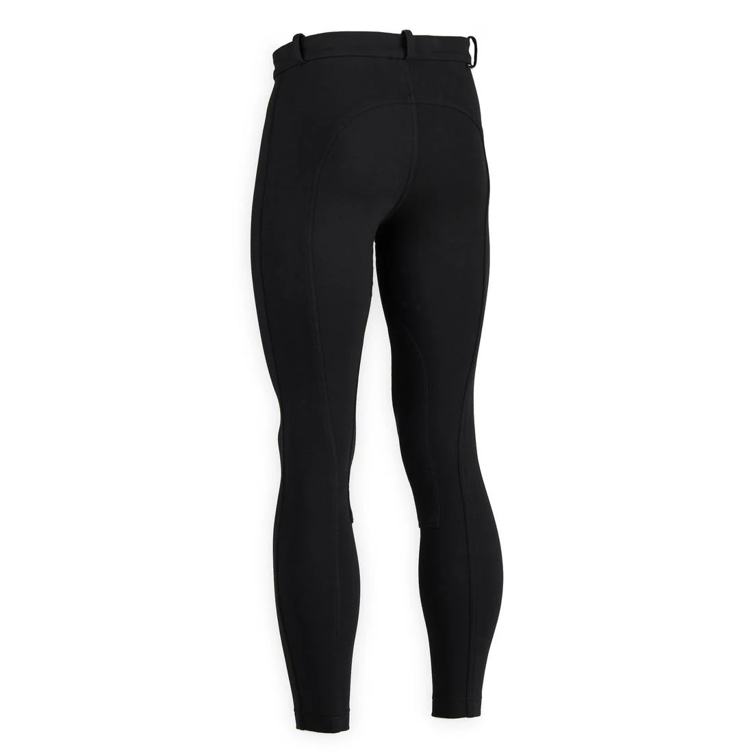 Pantalón equitación fouganza 100 hombre negro - Image 8