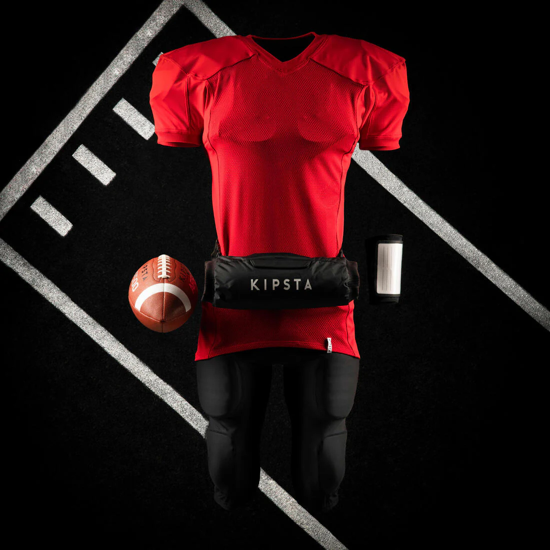 Pantalón Fútbol Americano Kispta AF550PA Adulto Negro - Image 2