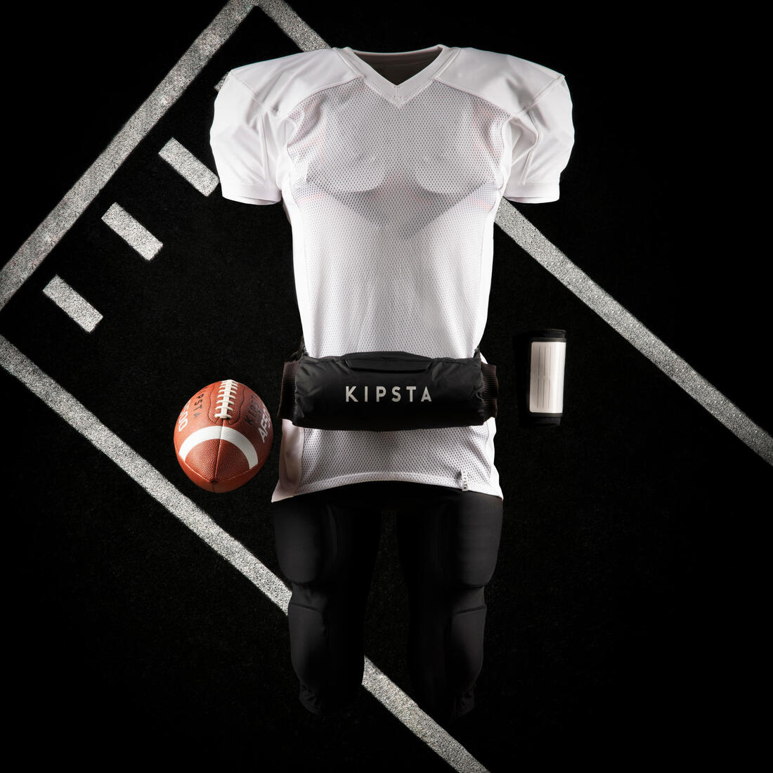 Pantalón Fútbol Americano Kispta AF550PA Adulto Negro - Image 6