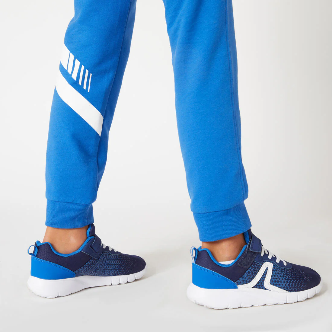 Pantalón jogger de French terry de corte recto gris jaspeado para niños 100 - Image 9