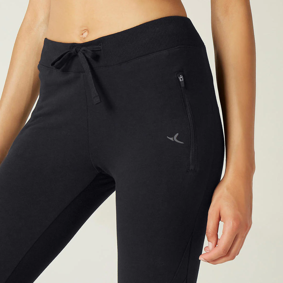 Pantalón Jogger Fitness 520 Mujer Negro Slim - Image 8