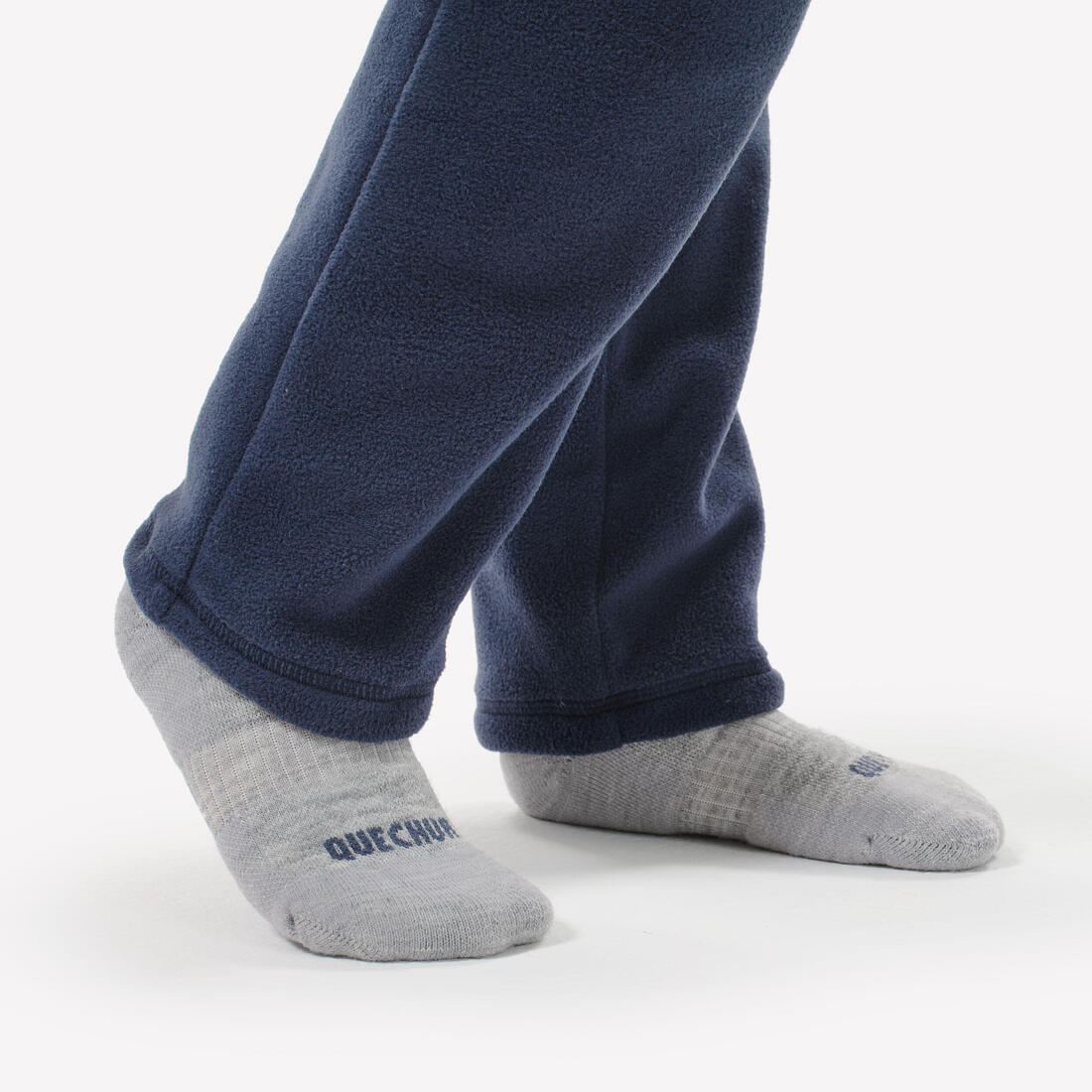 Pantalón polar niño 7-15 años, MH100 azul - Image 7