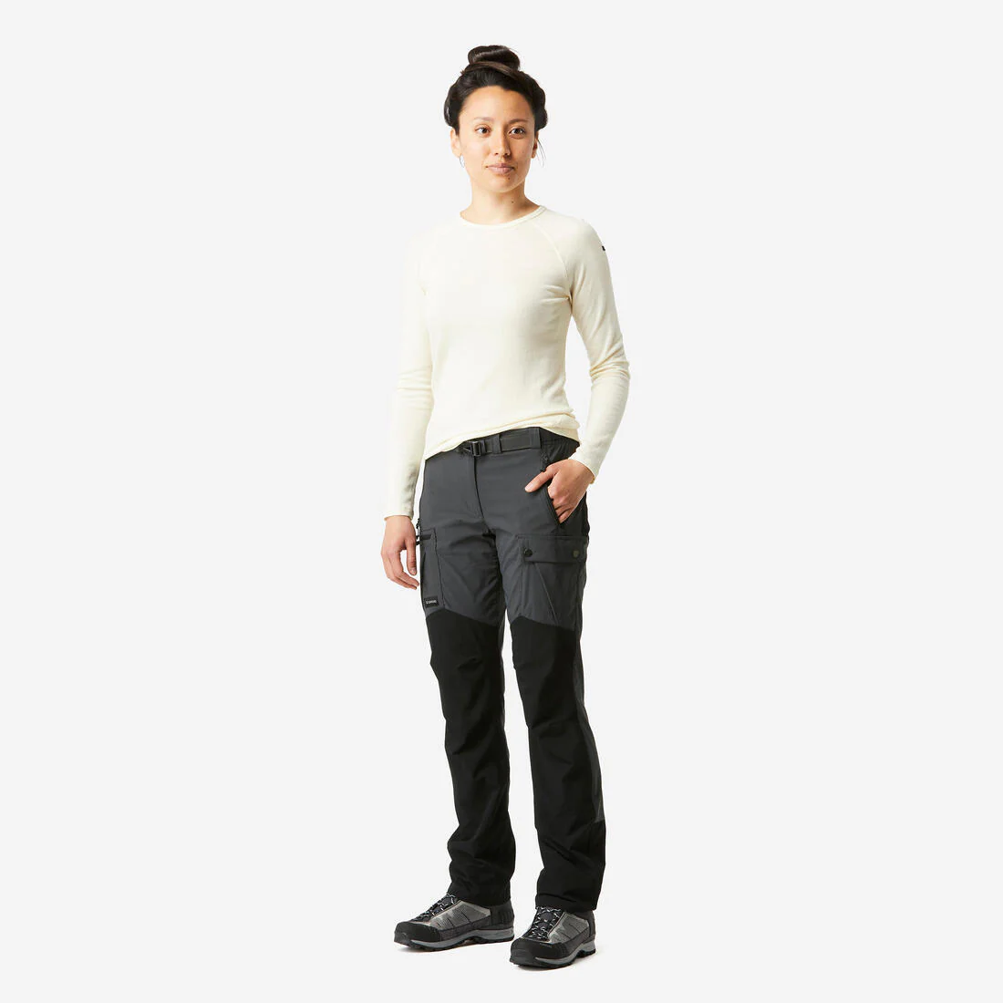 Pantalón resistente de trekking en montaña para mujer MT500