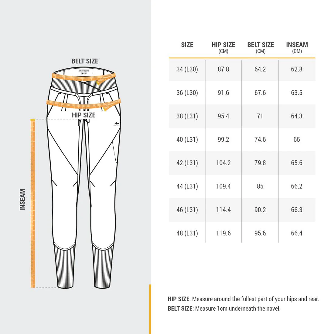 Pantalón slim de senderismo para mujer NH500 - Image 3
