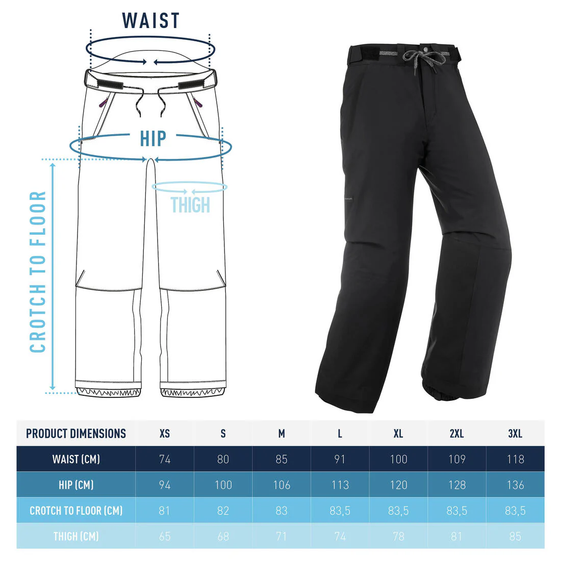 PANTALÓN SNOWBOARD HOMBRE 100 - Image 14