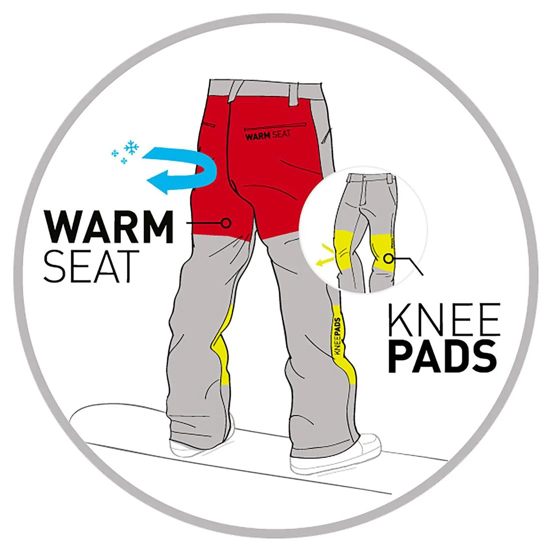 PANTALÓN SNOWBOARD HOMBRE 100 - Image 7