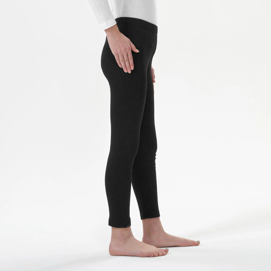 Pantalón térmico de esquí para niños - BL100 - Negro - Image 5