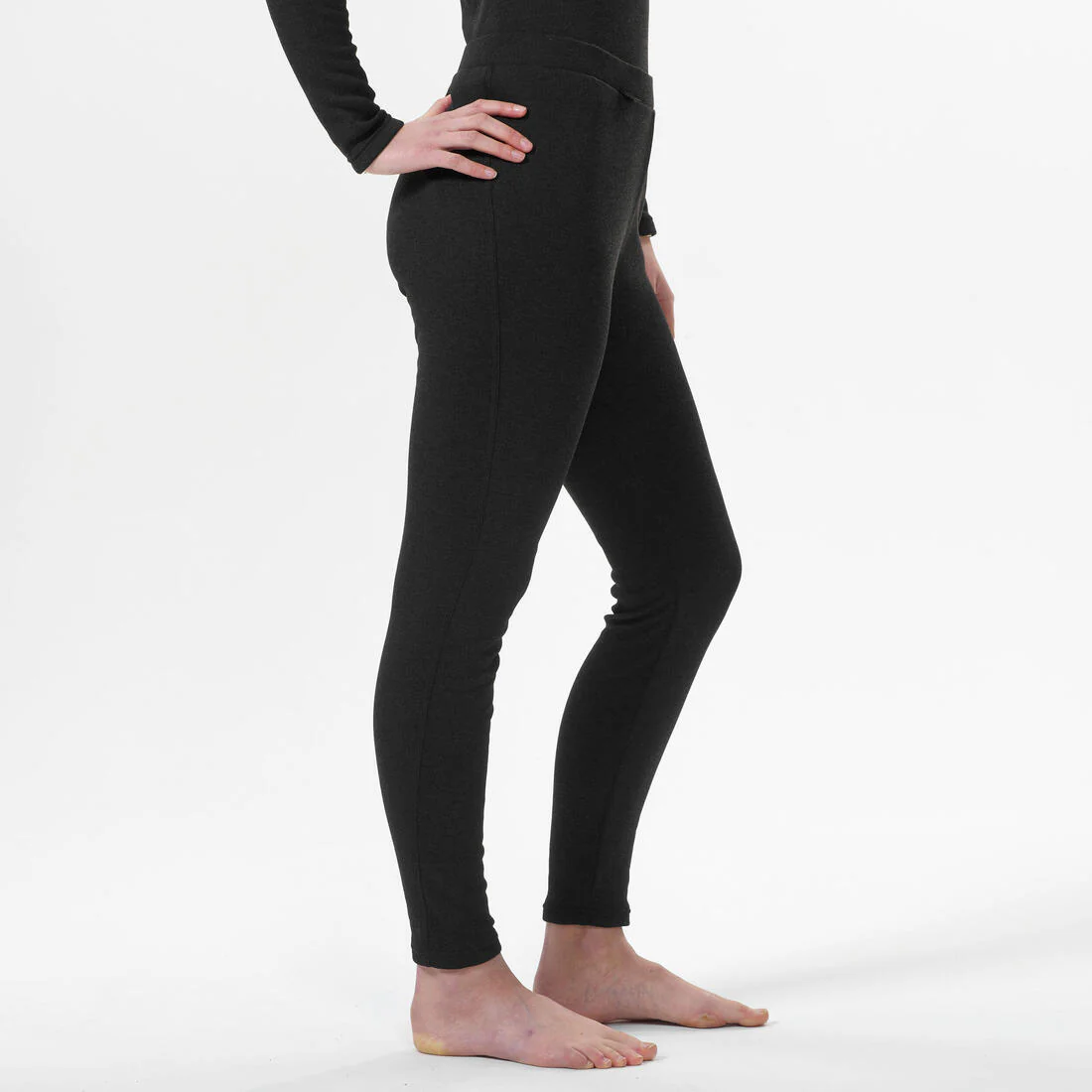 Pantalón térmico esquí mujer - BL 100 - Negro - Image 6