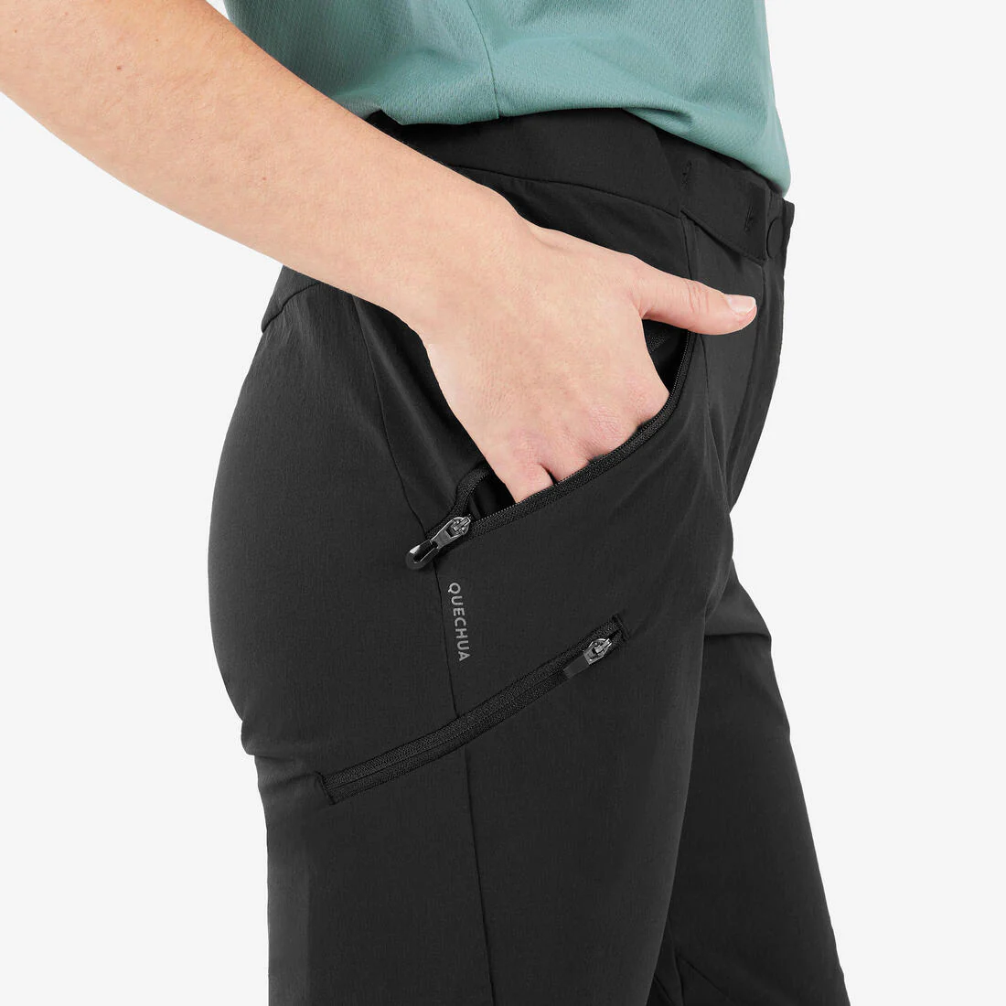 Pantalón tipo pescador de senderismo en montaña para mujer MH500 - Image 4