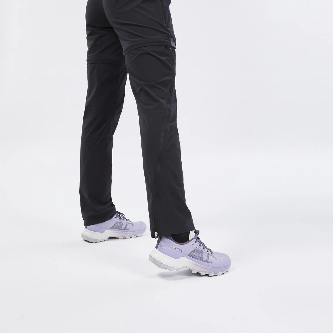 Pantalón transformable de senderismo montaña - MH550 - negro - Mujer - Image 14
