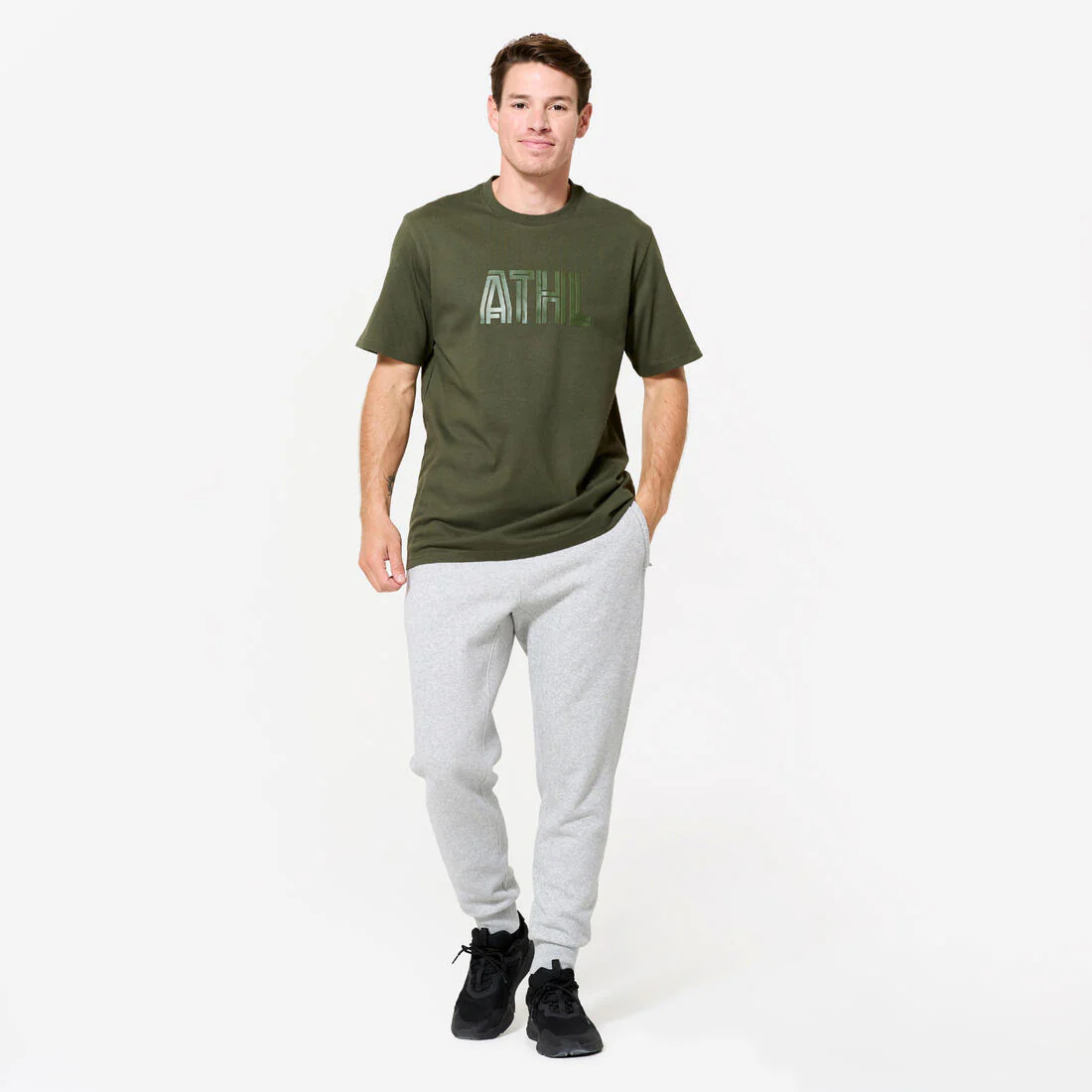 Pantalones de fitness de corte regular para hombre - Image 4
