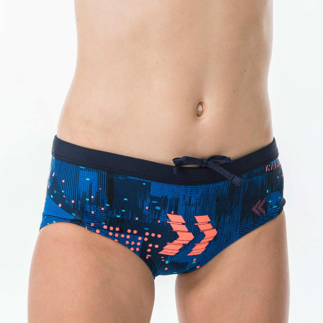 Panty Bikini Natación Kamyleon Map Niña Azul