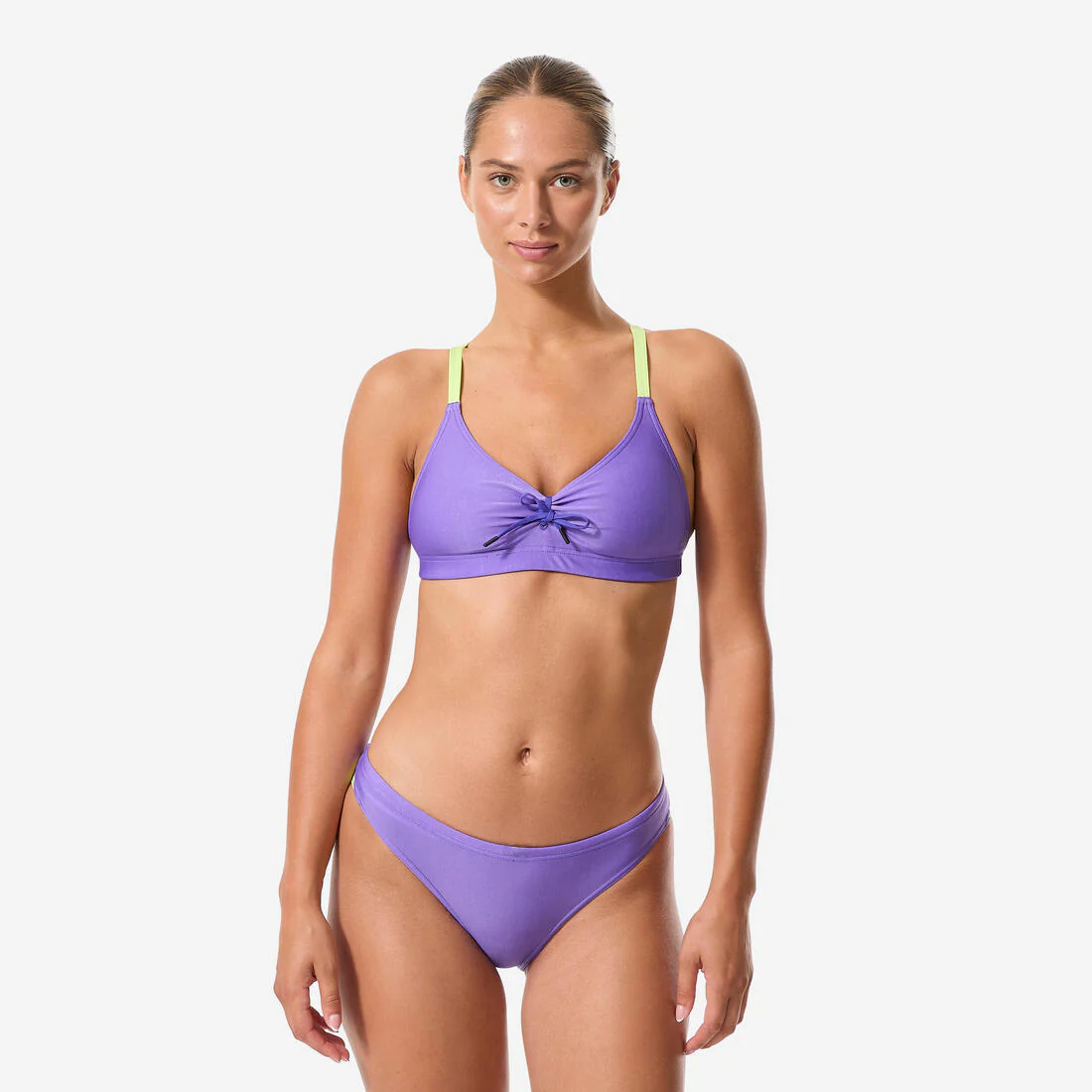 Panty de bikini de natación violeta para mujer Jana - Image 3