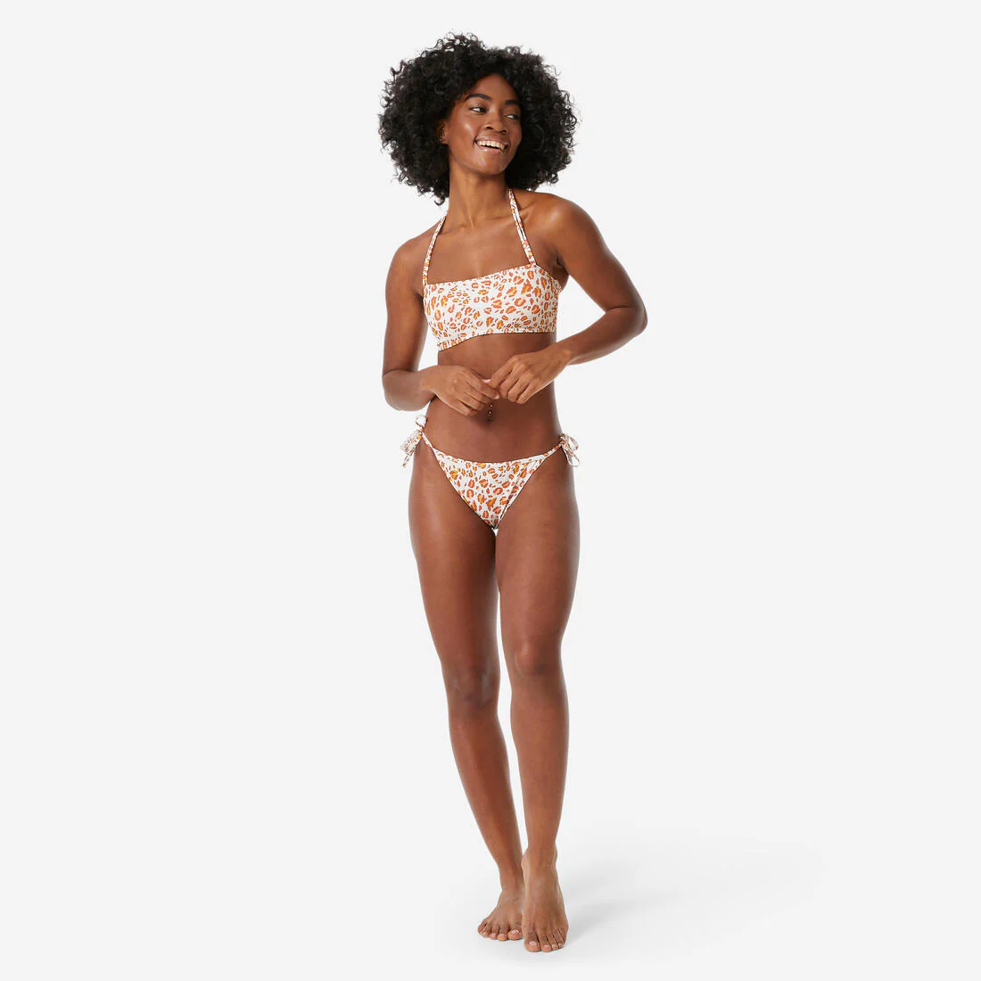 Panty de bikini de surf con nudos beige para mujer Sandy Graou - Image 2