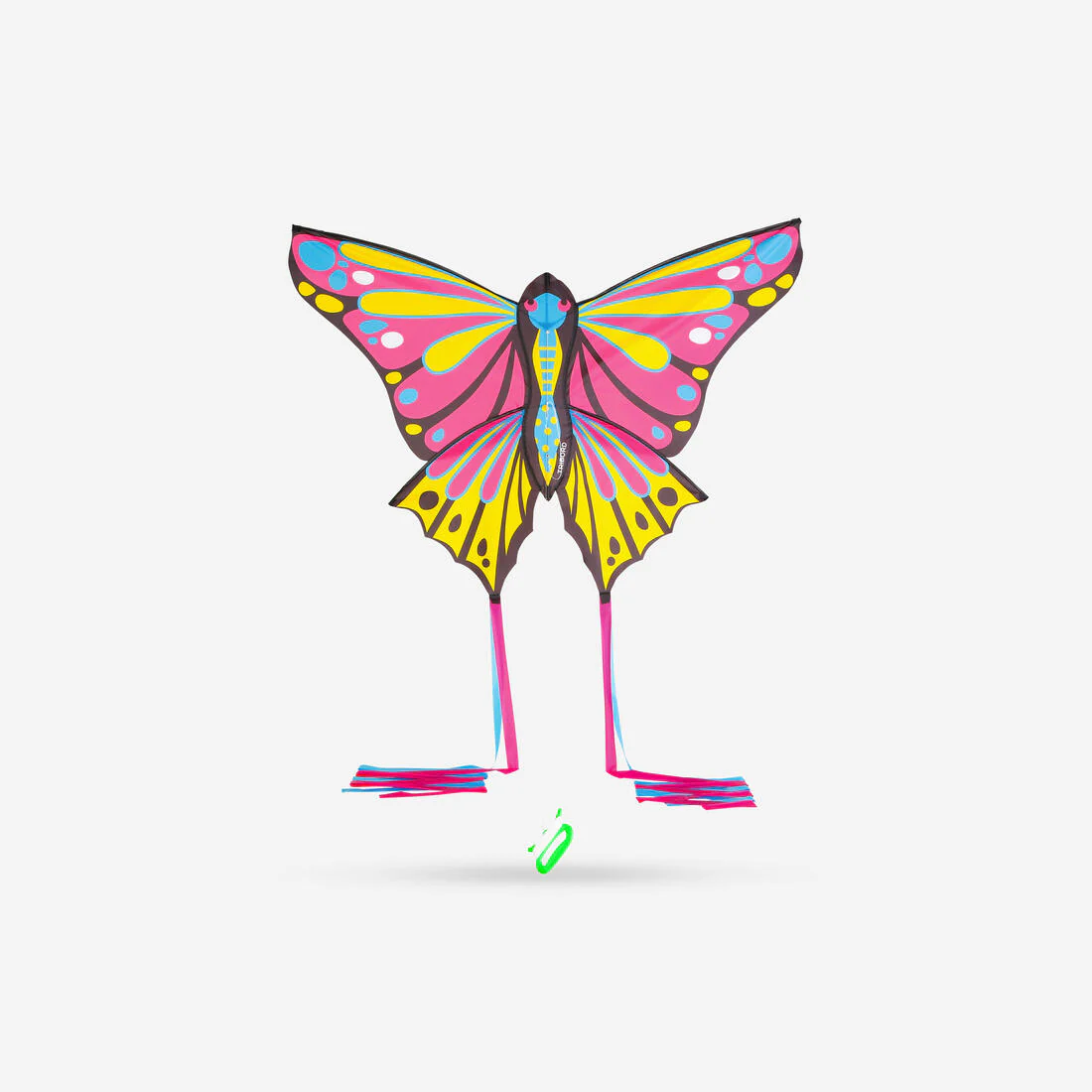 Papalote estático rosa con amarillo de mariposa MFK 160 - Image 2