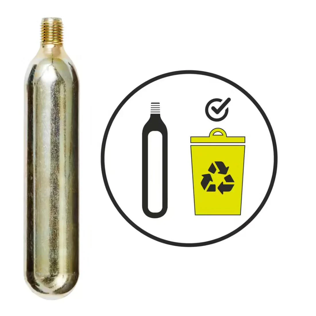 Paquete 3 Cartuchos de CO₂ para bicicleta 20 g - Image 2