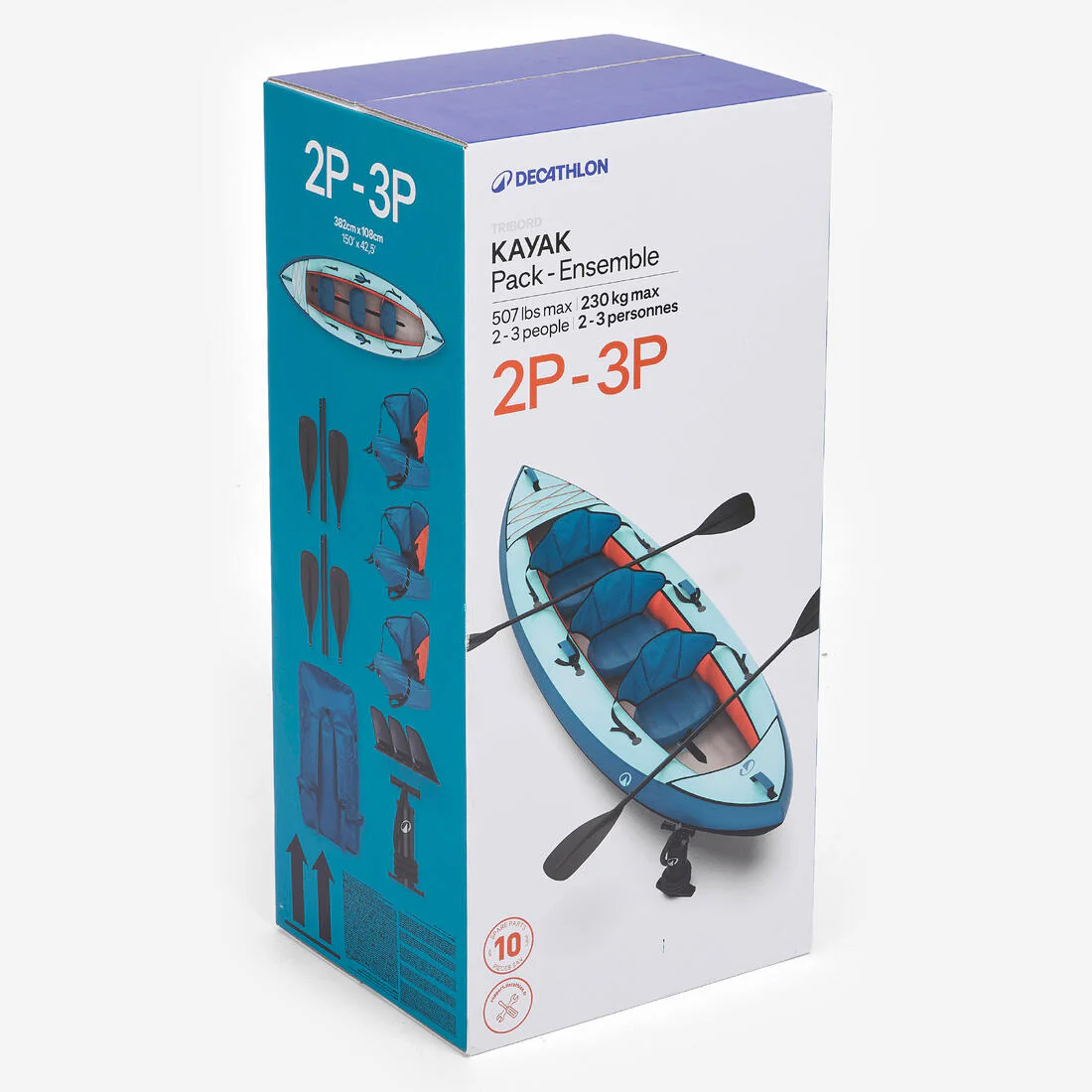 Paquete de kayak con canoa para 2 a 3 personas Tribord 100 Essential - Image 11