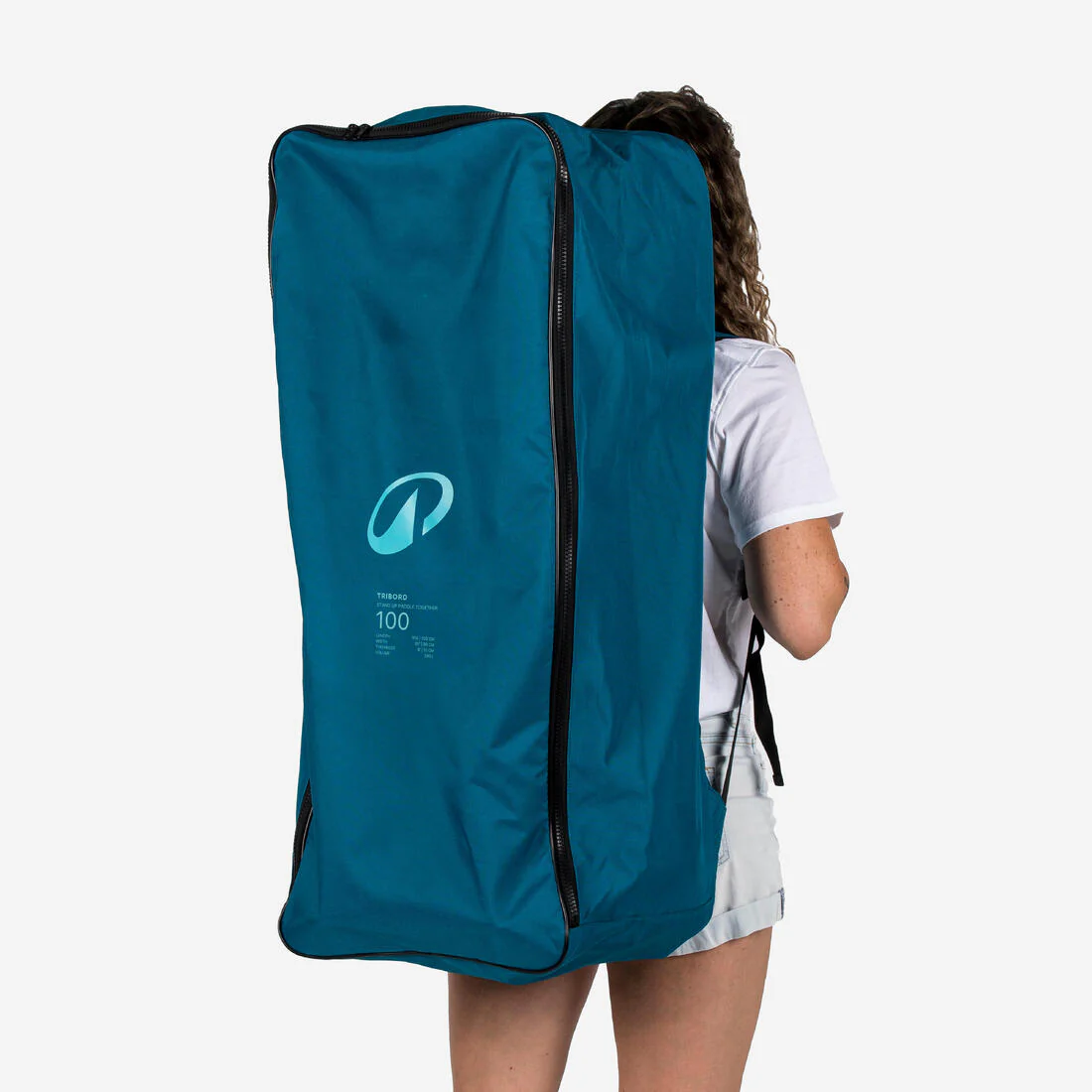 Paquete de stand up paddle inflable de 10'6 para 1 a 2 personas azul 100 - Image 2
