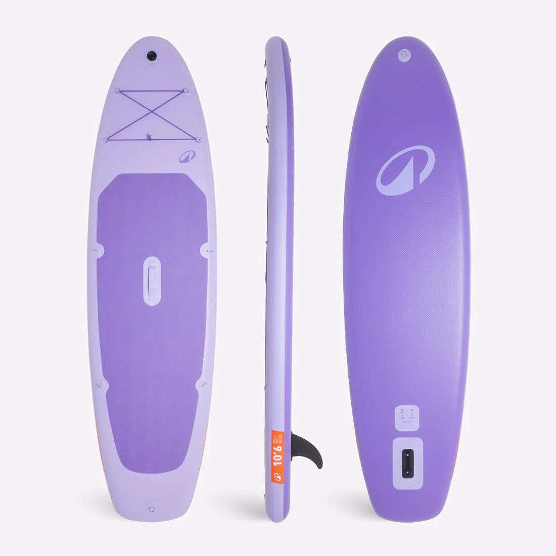 Paquete de stand up paddle inflable de 10'6 violeta edición limitada 100 - Image 3