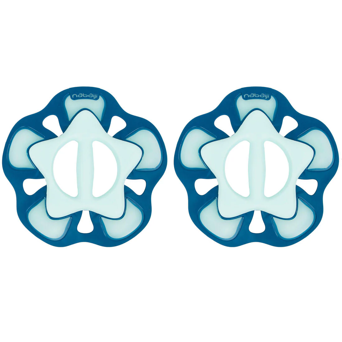 Par Pesas Acuáticas Aquagym Pullpush Flower CH Verde/Azul - Image 3