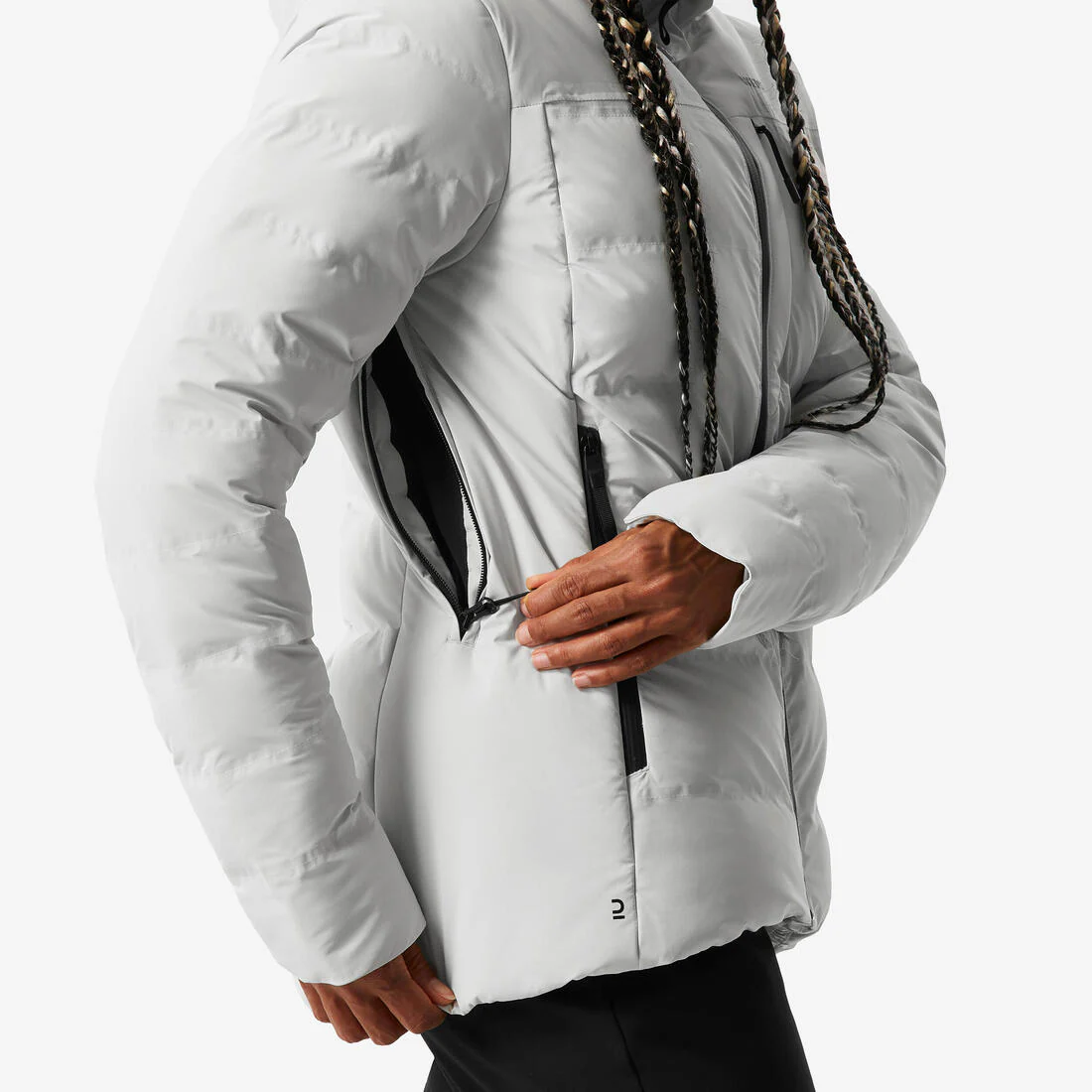 Chaqueta de Nieve Ski y Snowboard Mujer - Wedze 500 Cálida e Impermeable Perla - Image 6