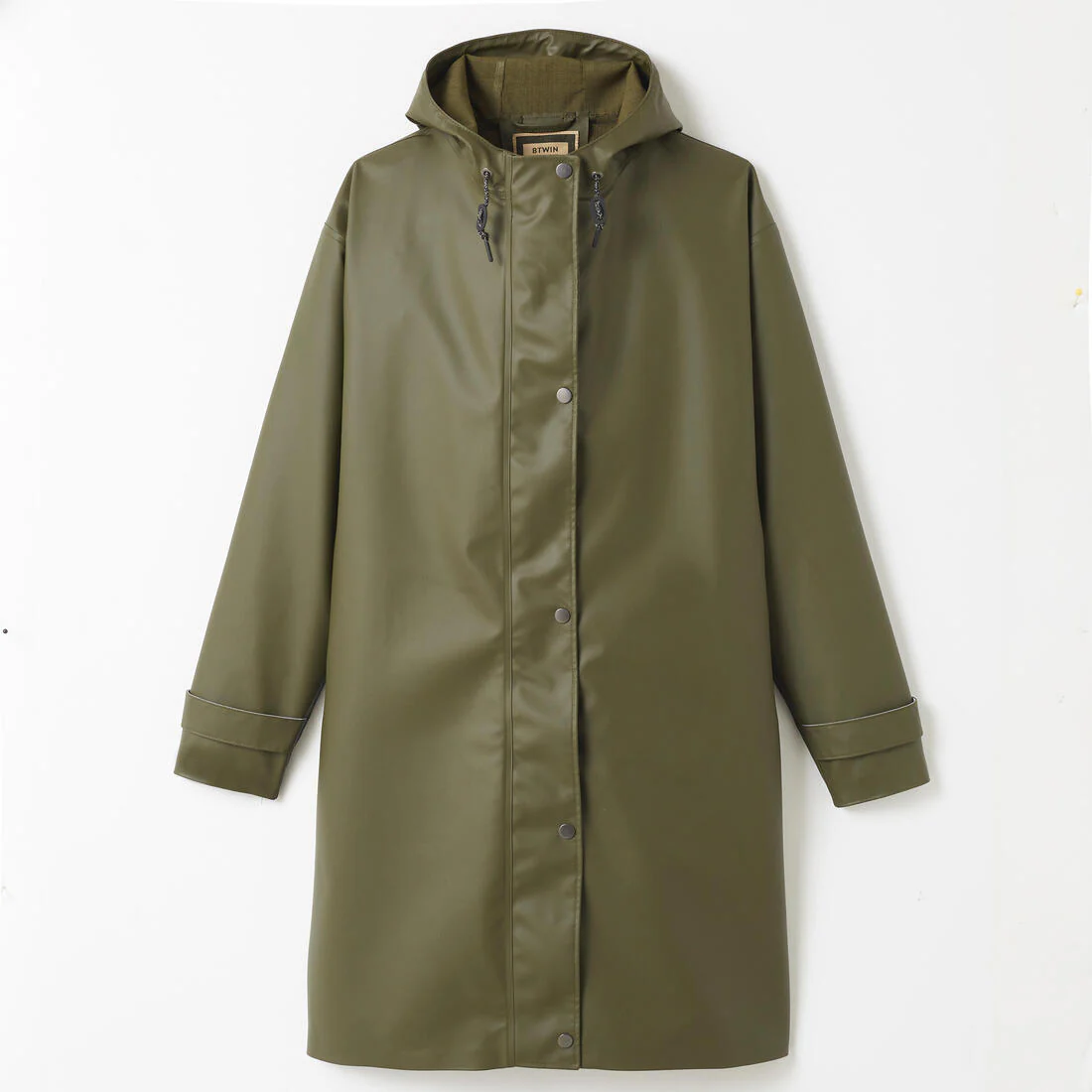 Parka de ciclismo urbano impermeable caqui unisex 540 - Image 25