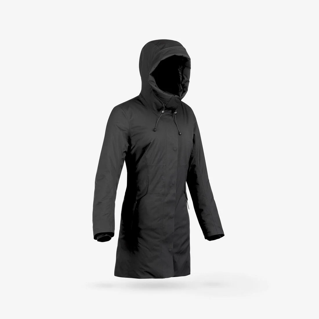 Parka de senderismo impermeable hasta -10 °C negra para mujer NH500 - Image 11
