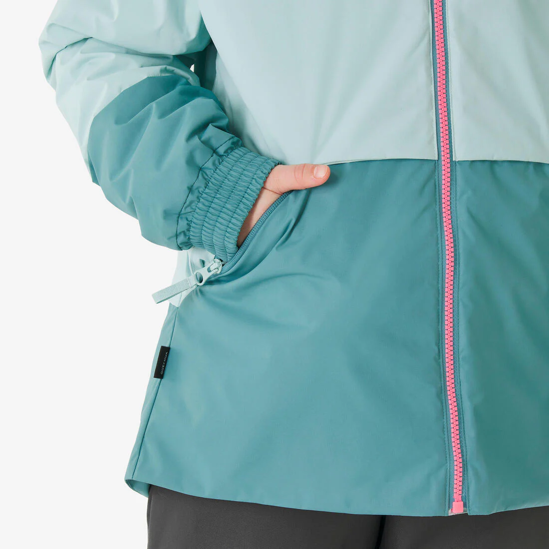 Chaqueta de Nieve Ski y Snowboard Niña - Wedze 100 Impermeable Azul Rosado - Image 13