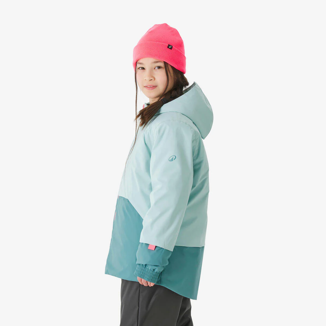 Chaqueta de Nieve Ski y Snowboard Niña - Wedze 100 Impermeable Azul Rosado - Image 8