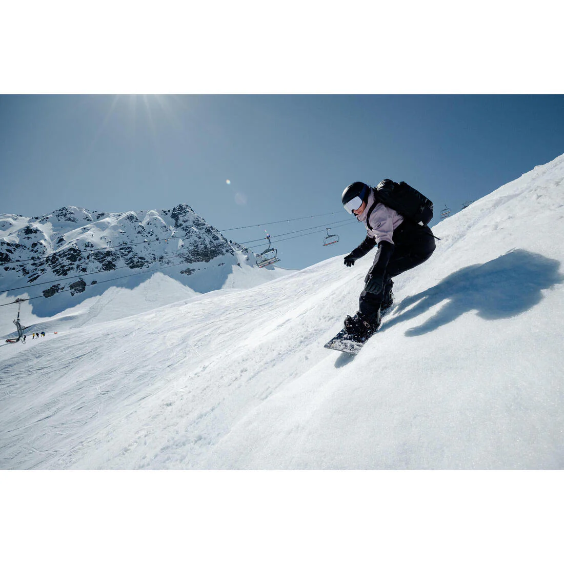 Chaqueta de Nieve Snb y Ski Mujer - Dreamscape 500 Cálida y Transpirable Morada - Image 15