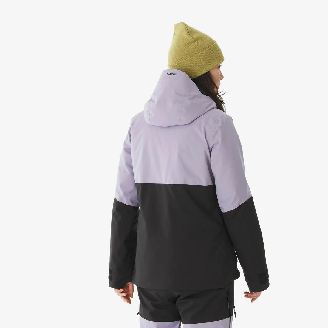 Chaqueta de Nieve Snb y Ski Mujer - Dreamscape 500 Cálida y Transpirable Morada - Image 3