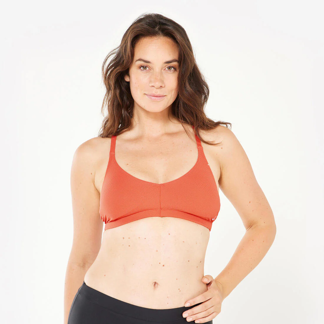Parte Superior De traje Natación Lila Symi Mujer