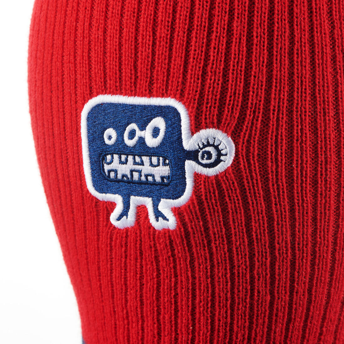 PASAMONTAÑAS DE ESQUÍ NIÑOS DE PUNTO ROJO AZUL - Image 6