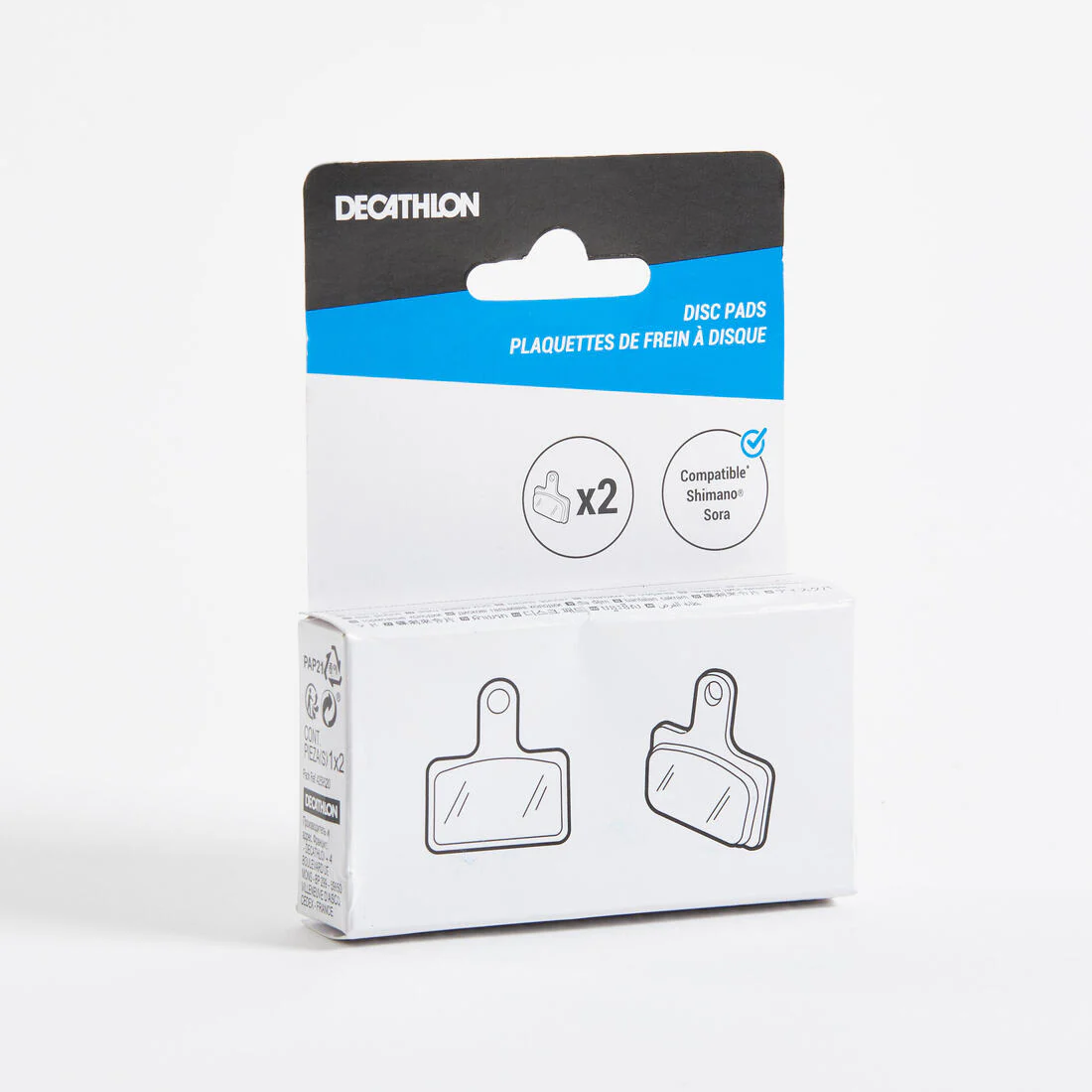 Pastillas de frenos de disco semimetálicas compatibles con Shimano Deore/Tektro - Image 2