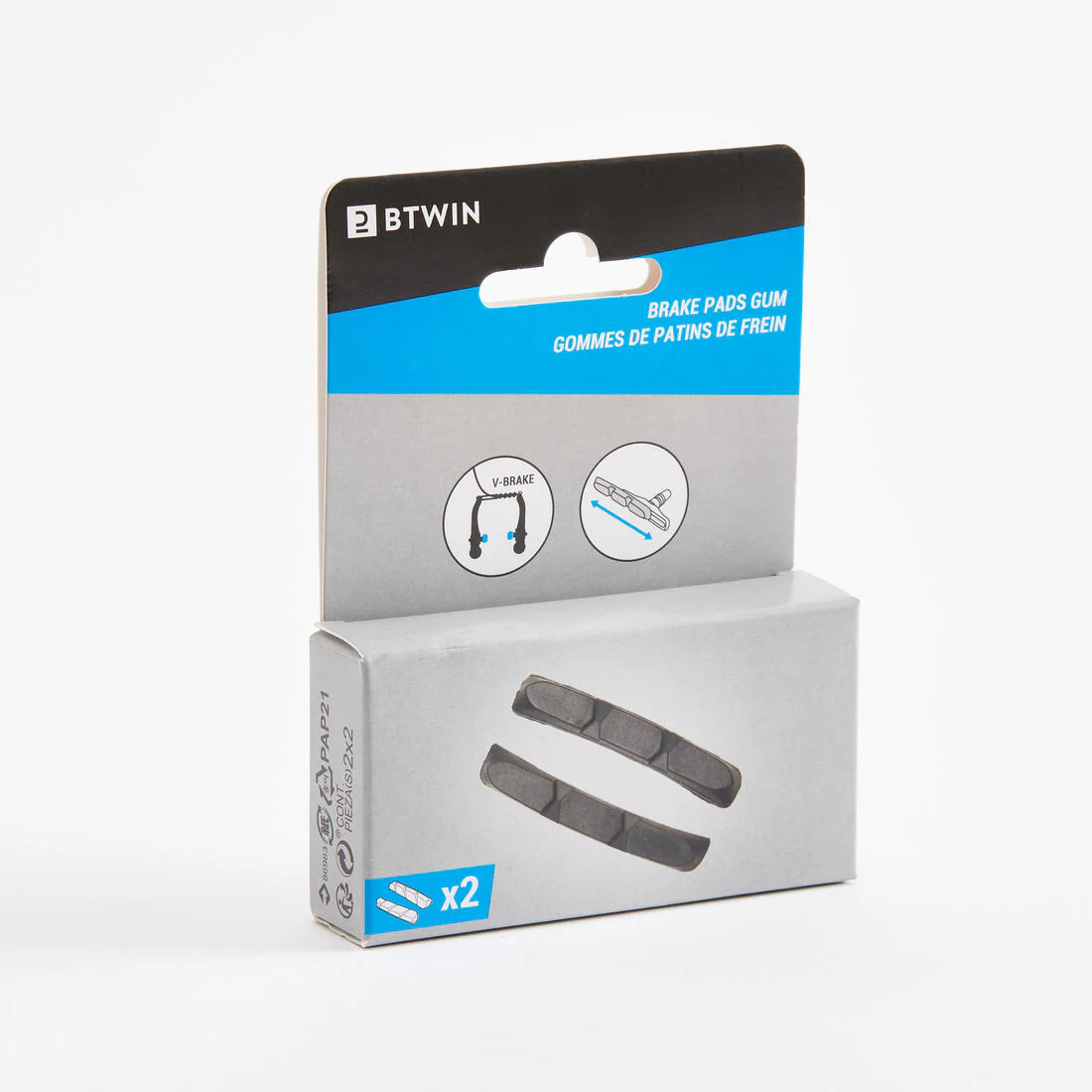 Pastillas zapatas de frenos MTB V-Brake 500 - Image 4