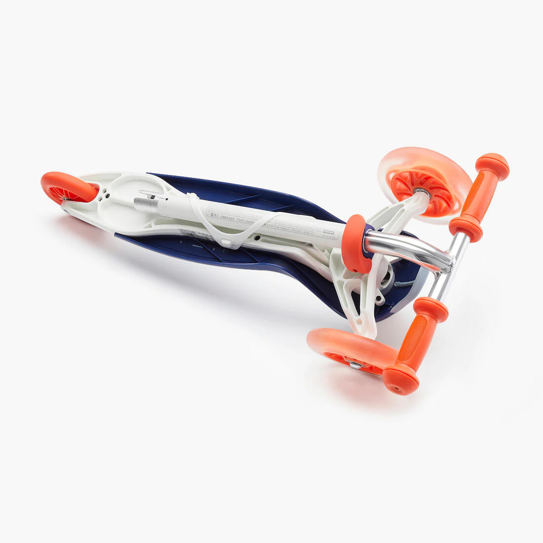 PATÍN DEL DIABLO DE 3 RUEDAS NIÑO B1 500 AZUL NARANJA - Image 3
