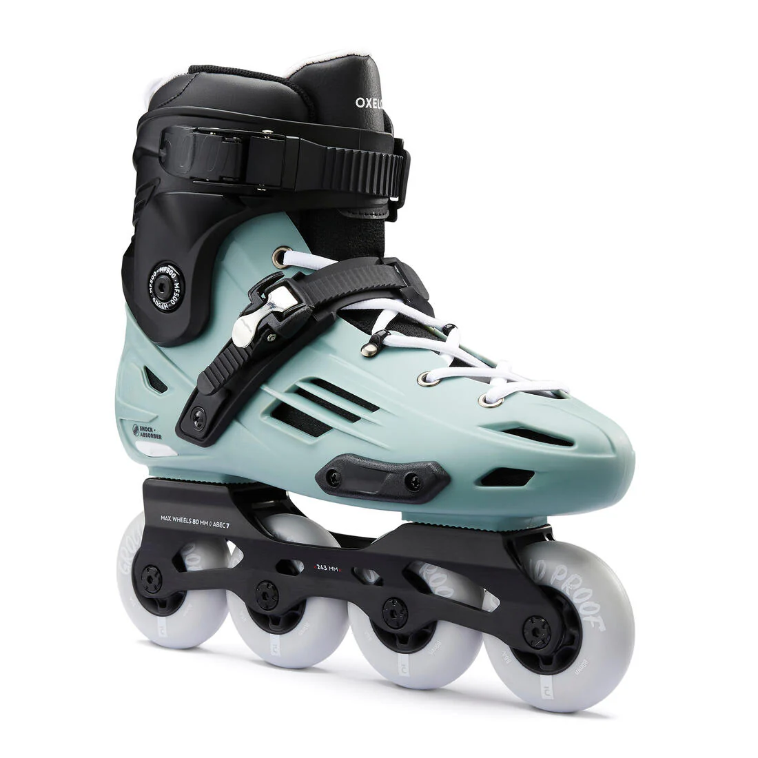 Patines en línea caqui claro para adulto Freeride MF500 - Image 26