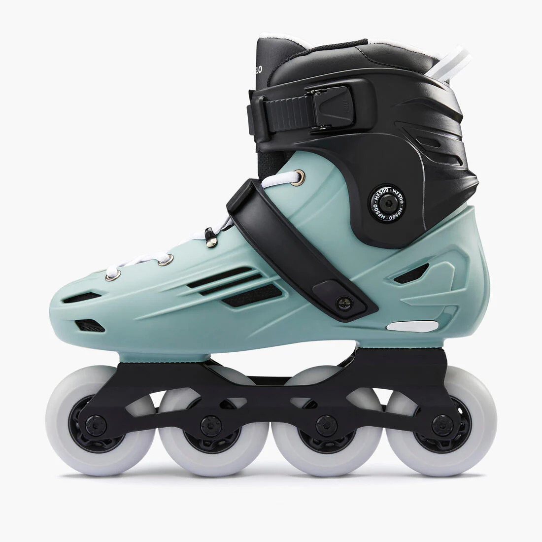 Patines en línea caqui claro para adulto Freeride MF500 - Image 8