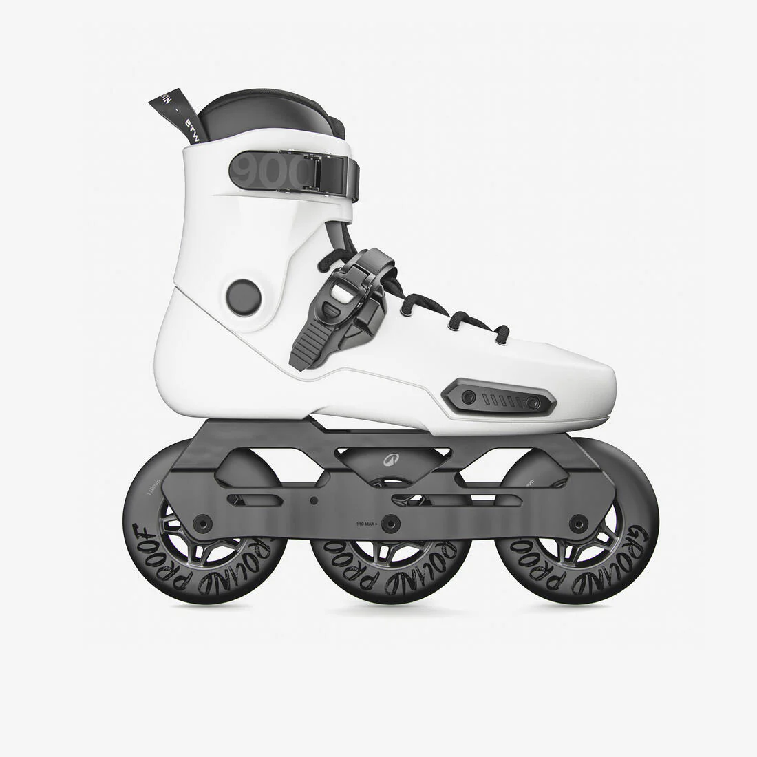 Patines en línea de 3 ruedas para adulto MF S Freeskate Hardboot 900