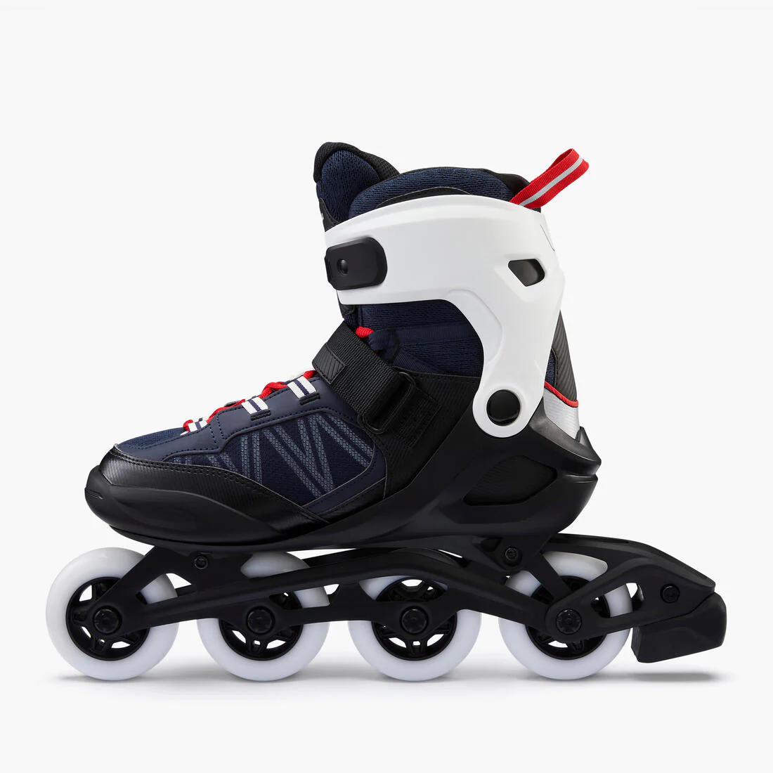 Patines en línea de fitness azul/rojo para adulto FIT500 - Image 6