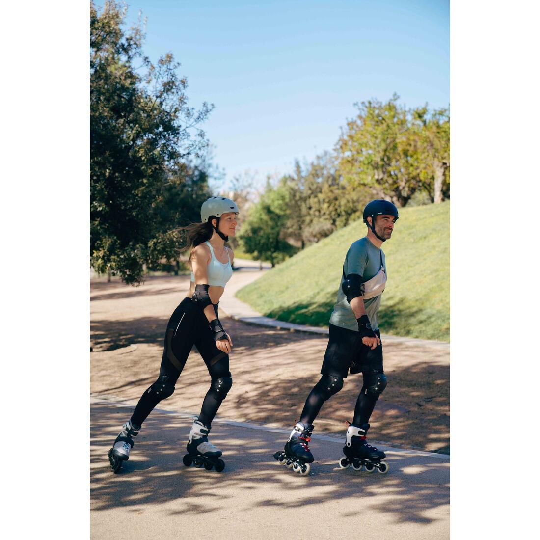 Patines en línea de fitness gris claro para adulto FIT500 - Image 17