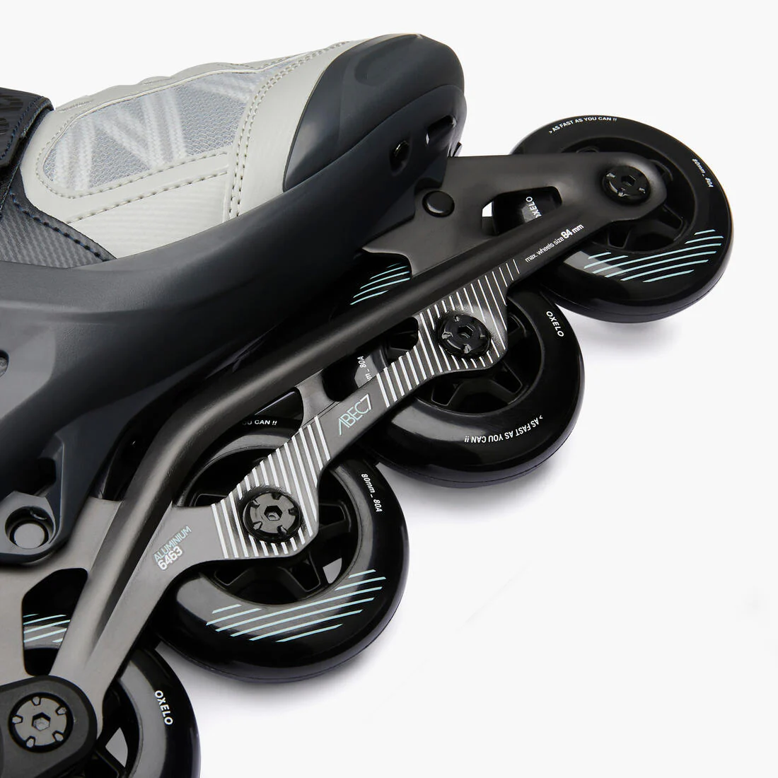 Patines en línea de fitness gris claro para adulto FIT500 - Image 7
