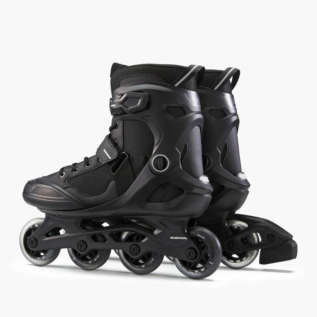 Patines en Línea Fitness FIT100 Adulto Negro Plata - Image 5