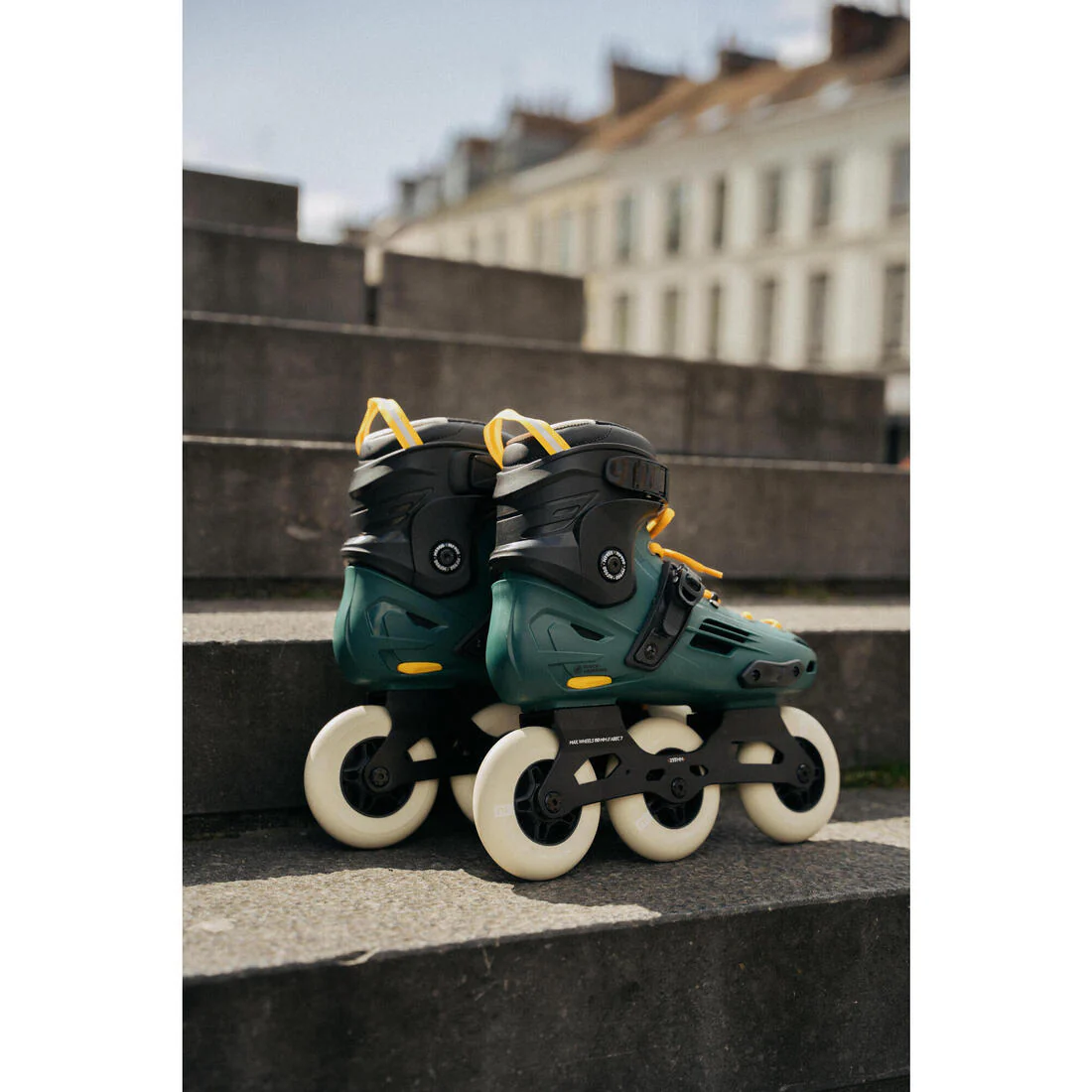 Patines en línea verdes para adulto Freeskate MF900 Urban - Image 17