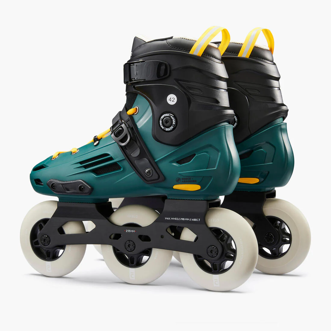 Patines en línea verdes para adulto Freeskate MF900 Urban - Image 4