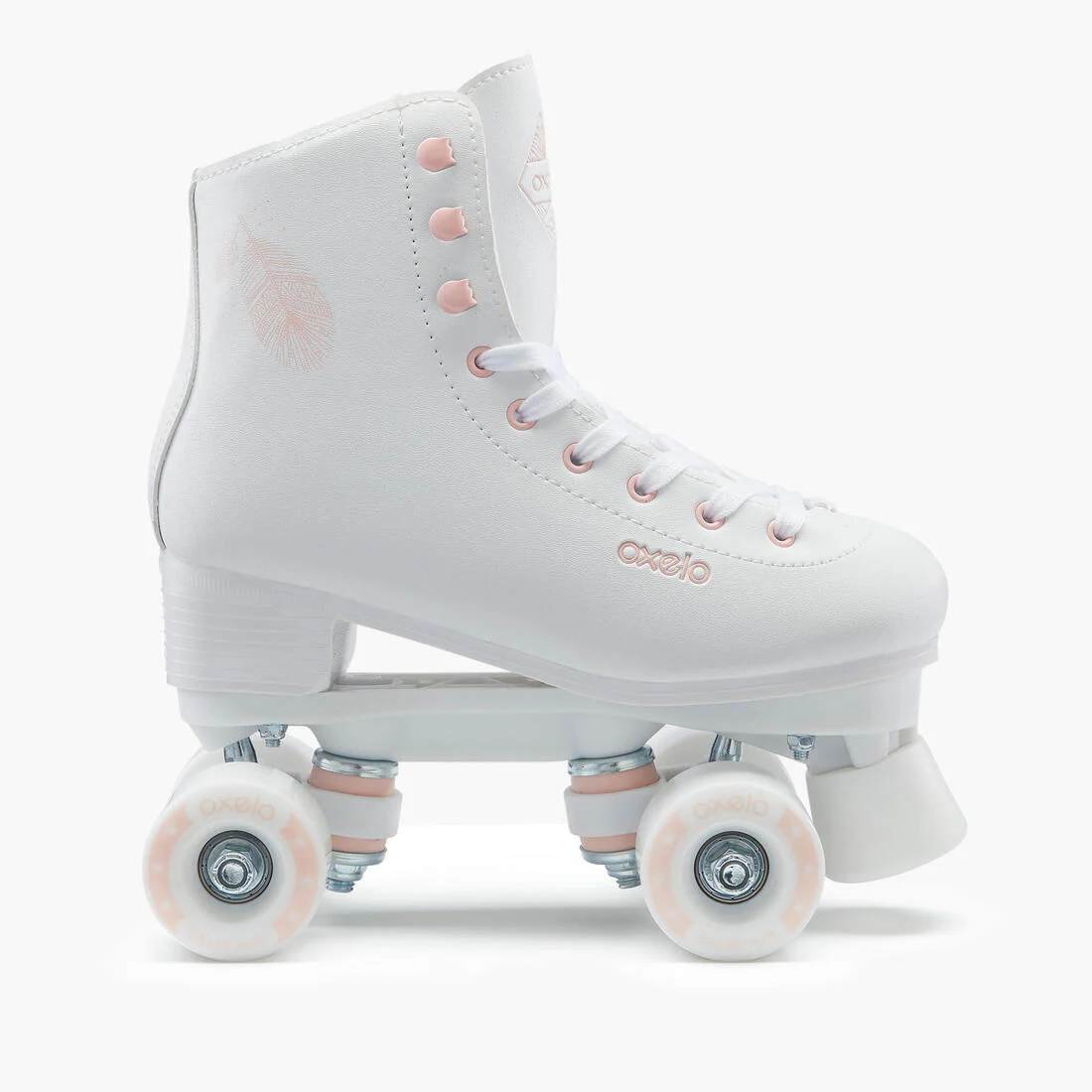 Patines quad artísticos blancos tallas pequeñas 100