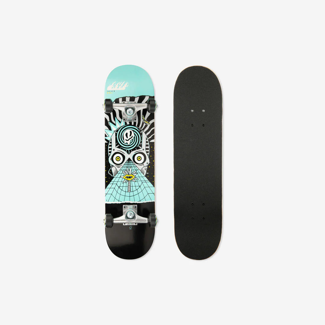 Patineta de 7.6" con diseño cósmico para niños de 8-12 años CP100 MID
