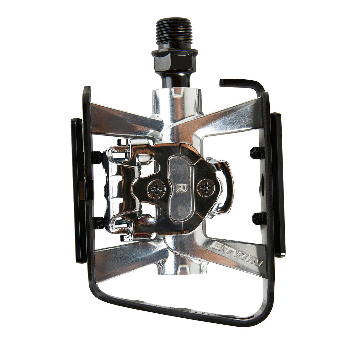 Pedales MTB 500 Negro Aluminio Semiautomáticos - Image 9