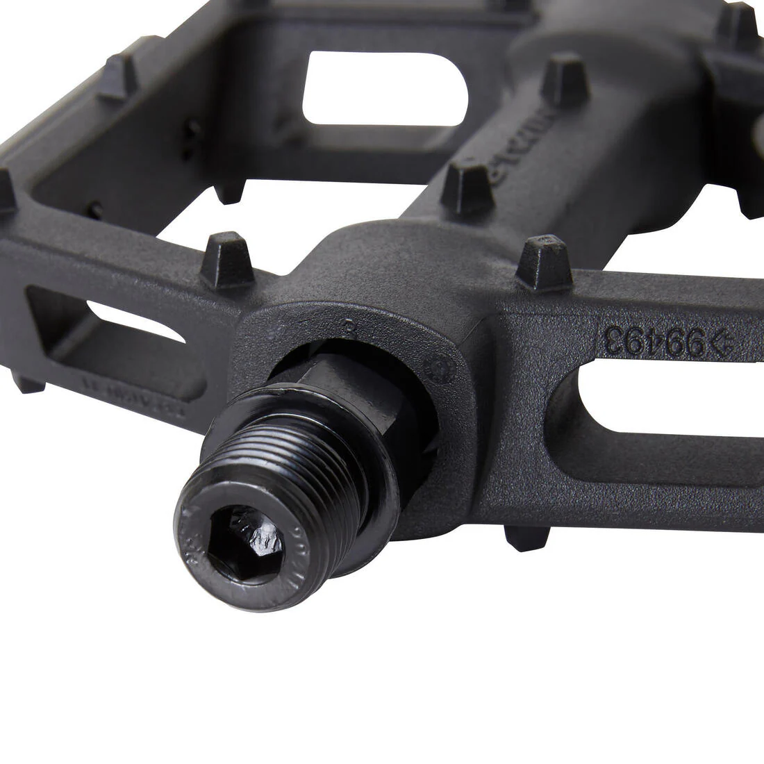 Pedales MTB 520 Negro Planos Antideslizantes - Image 3