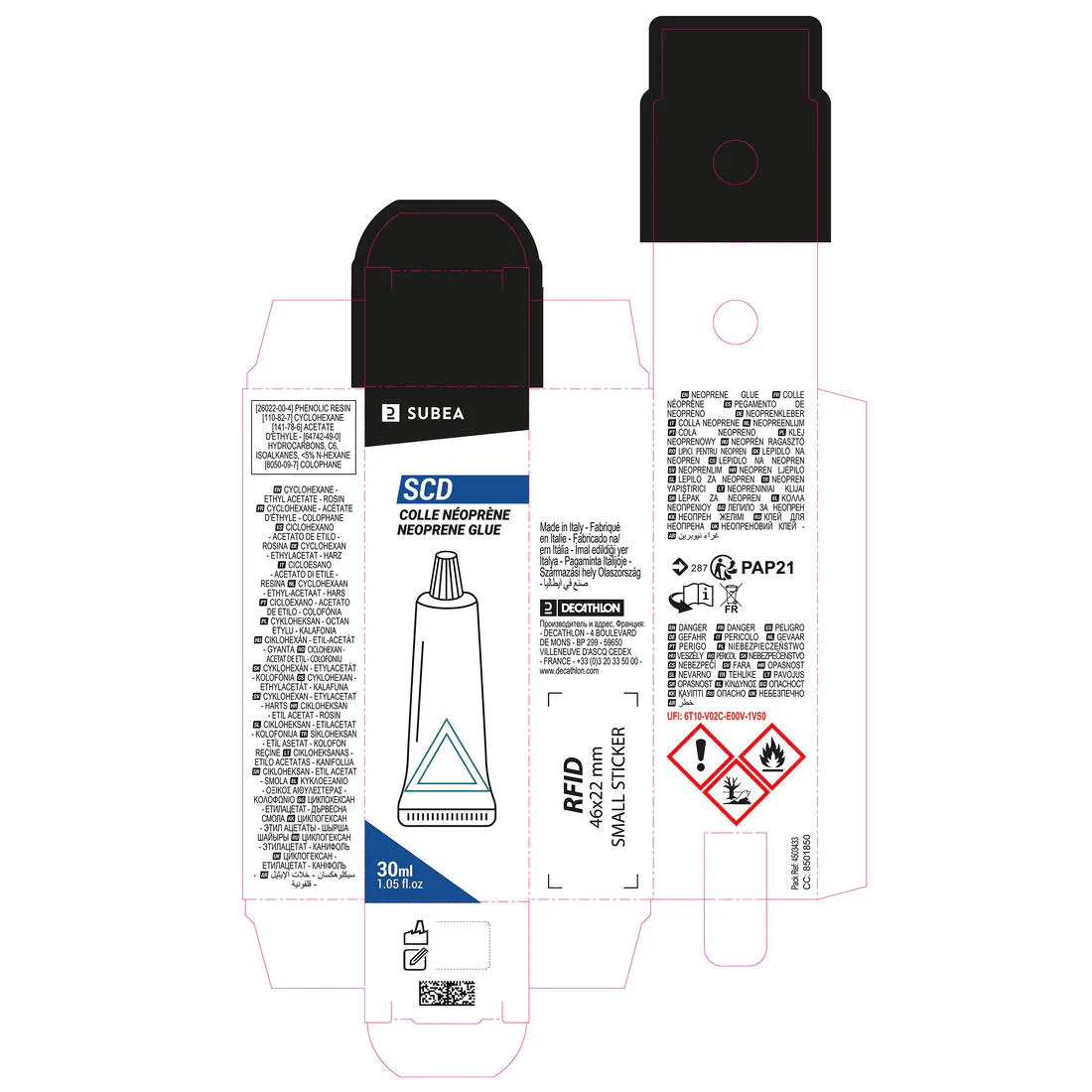 Pegamento para traje de buceo de neopreno SCD - Image 3